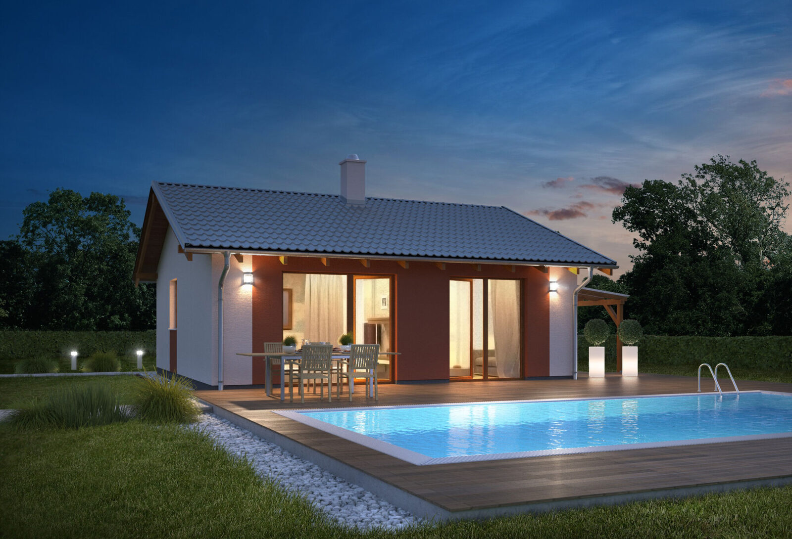 Bungalov 2+kk 72 m²