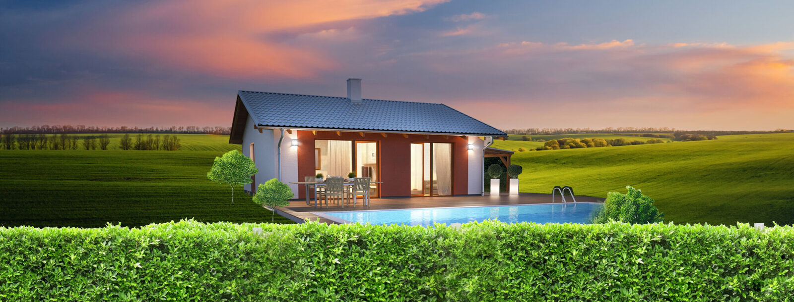 Bungalov 4+kk 108 m²