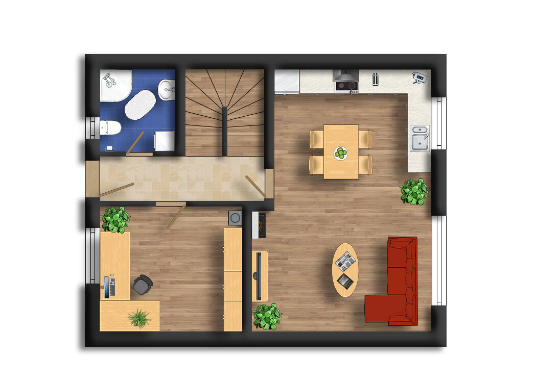 Přízemí - Patrový dům 5+kk 110 m²